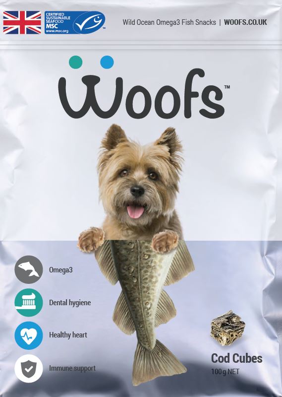 WOOFS CANINE CLUB Cod Cubes