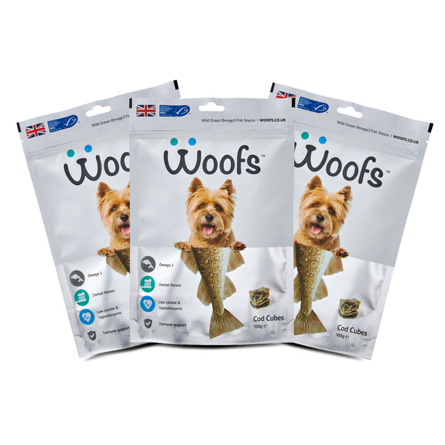 Cod Cubes (Three Pouches in a Pack - 20% off)
