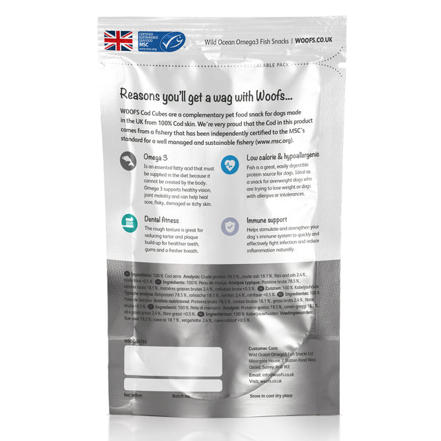 Cod Cubes (Three Pouches in a Pack - 20% off)